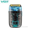 VGR V-352 Прозрачная водонепроницаемая перезаряжаемая бритва для мужчин